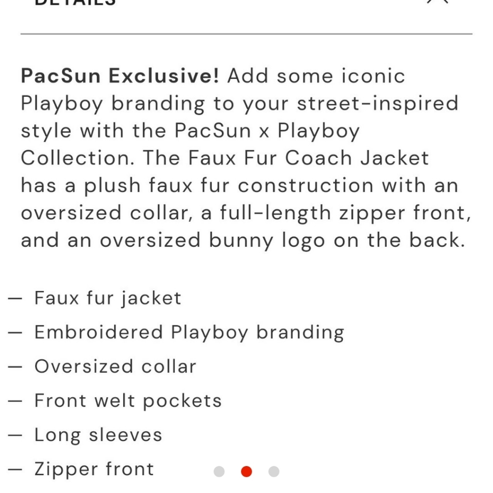 Playboy Fur Jacket - Picture 2 of 3